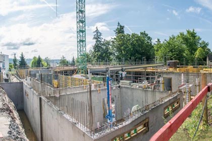 Die Abrissarbeiten haben begonnen.