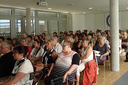 Die Reihen waren gut gef&uuml;llt.