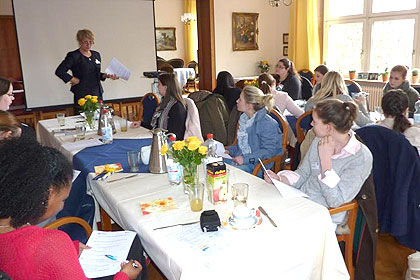 Kurz vor dem Mittagessen 
                wurde das Quiz aufgel&ouml;st.