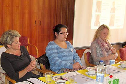 Aufmerksam lauschten die Neuen den spannenden Themen.