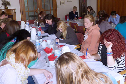 Das kleine Quiz brachte die K&ouml;pfe kurz vor 
                der Mittagspause zum Rauchen