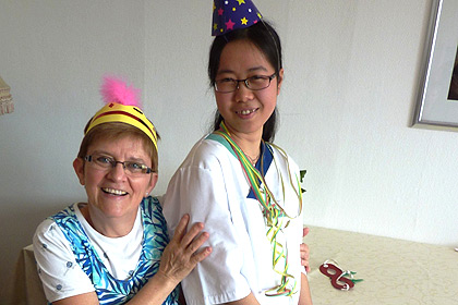 Auch das Team des Regine-K&ouml;hler-Heims 
                geno&szlig; den Nachmittag.