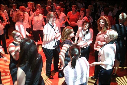 Auch das Feiern kam nicht zu Kurz.