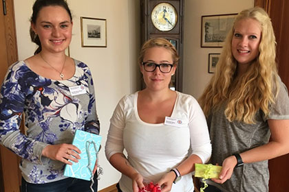 Die Gewinnerinnen des 
                R&auml;tsels.