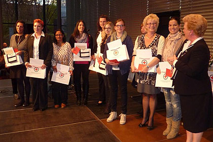 Auch der Nachwuchs wurde 
                erstmalig geehrt. Mitglieder, die seit 
                2013 einen ordentlichen Mitgliederstatus 
                besitzen.