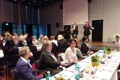 Das Duo Vocal Affair untermalte die Veranstaltung musikalisch.