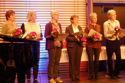 Seit 40 Jahren sind unsere 
                Jubilarinnen bereits Mitglieder der 
                WSSRK.