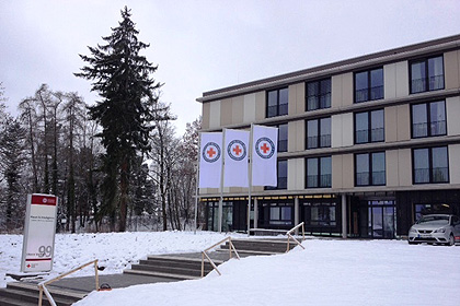 Der Neubau Haus Eichholzg&auml;rten 
            am Morgen des Tages der offenen T&uuml;r.